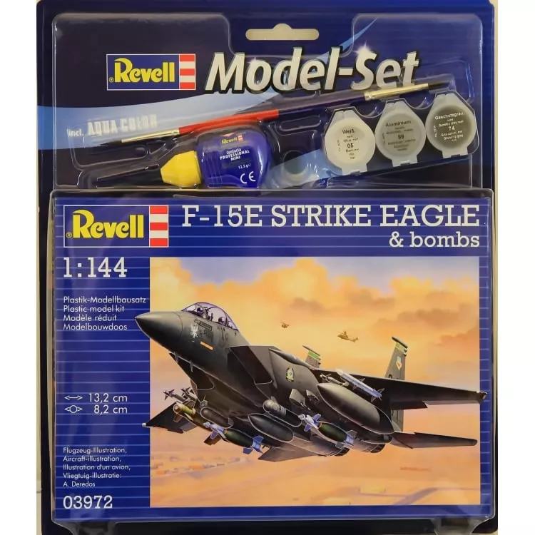 Revell - Model Set F-15E STRIKE EAGLE & bombs